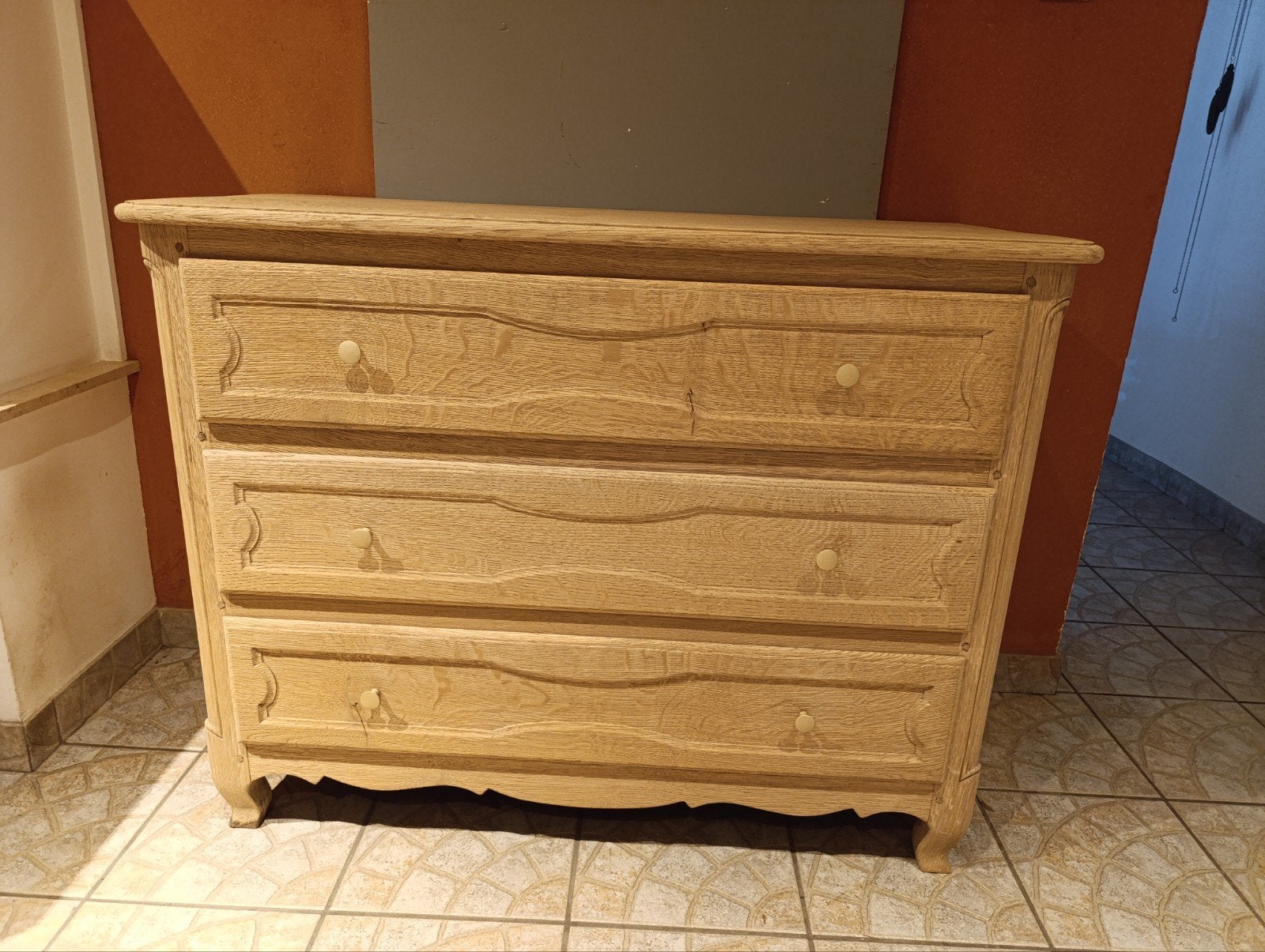 commode en chêne aérogommer, Enlèvement ou Envoi, Chêne