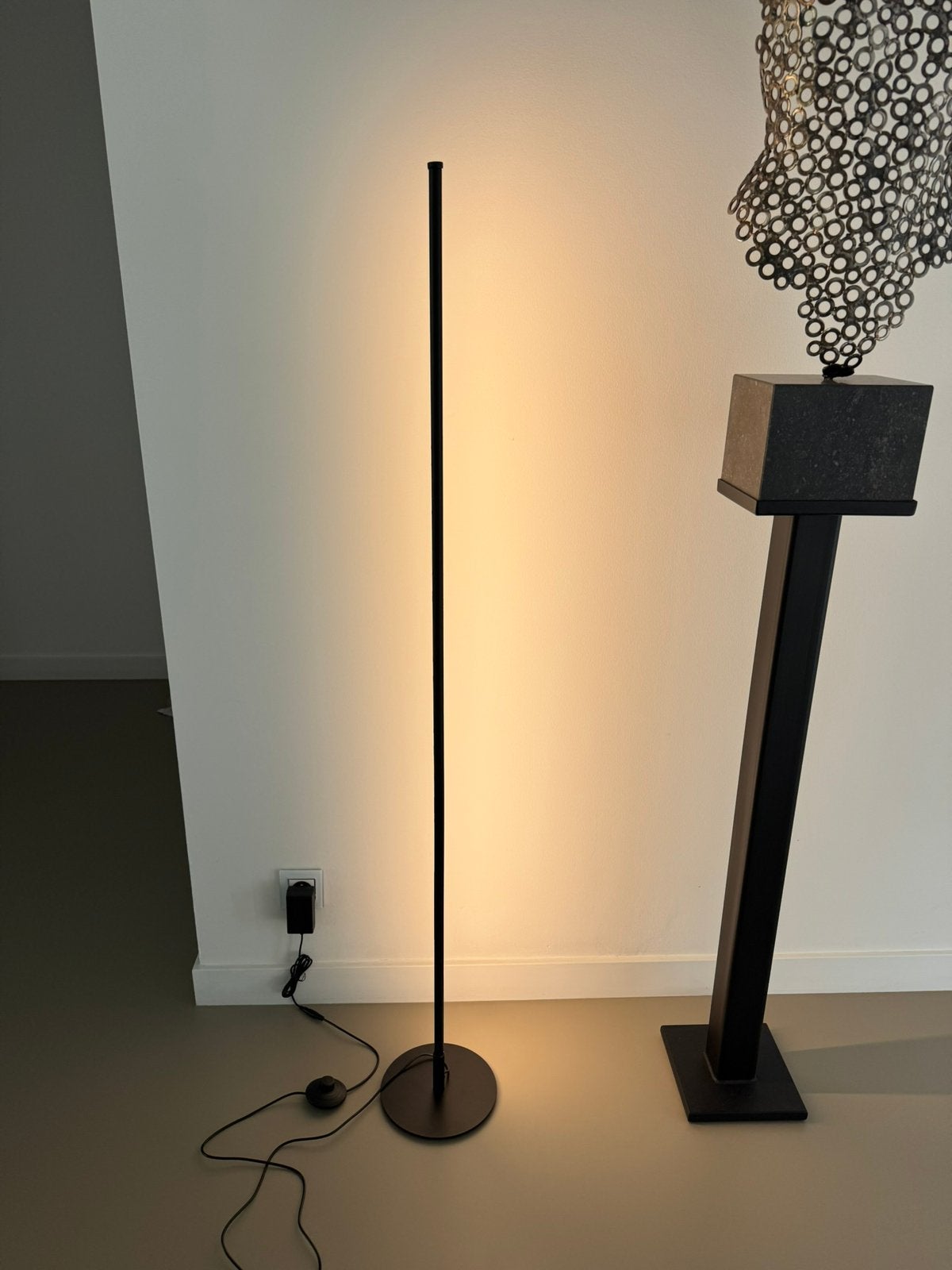 Staande vloerlamp led nieuw, Huis en Inrichting, Lampen | Vloerlampen, Ophalen, Nieuw, Overige materialen, 100 tot 150 cm