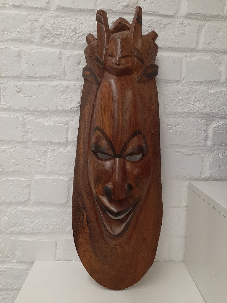 Masque en bois, Antiquités & Art, Enlèvement