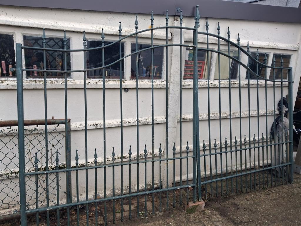 Poort 2x1.67.m breed poort ijzer, Ophalen, IJzer