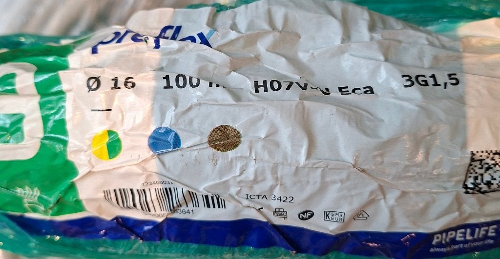 Preflex 3G1,5 Eca, Ophalen, Nieuw, Kabel of Snoer
