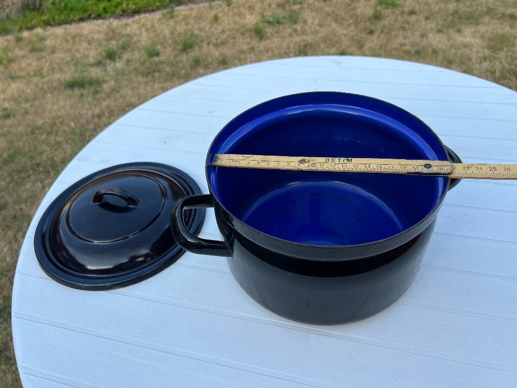 Kookpot - Diameter 22 cm - Hoogte 13,5 cm - Volume 4 liter, Huis en Inrichting, Antiaanbaklaag, Gebruikt, Ophalen of Verzenden
