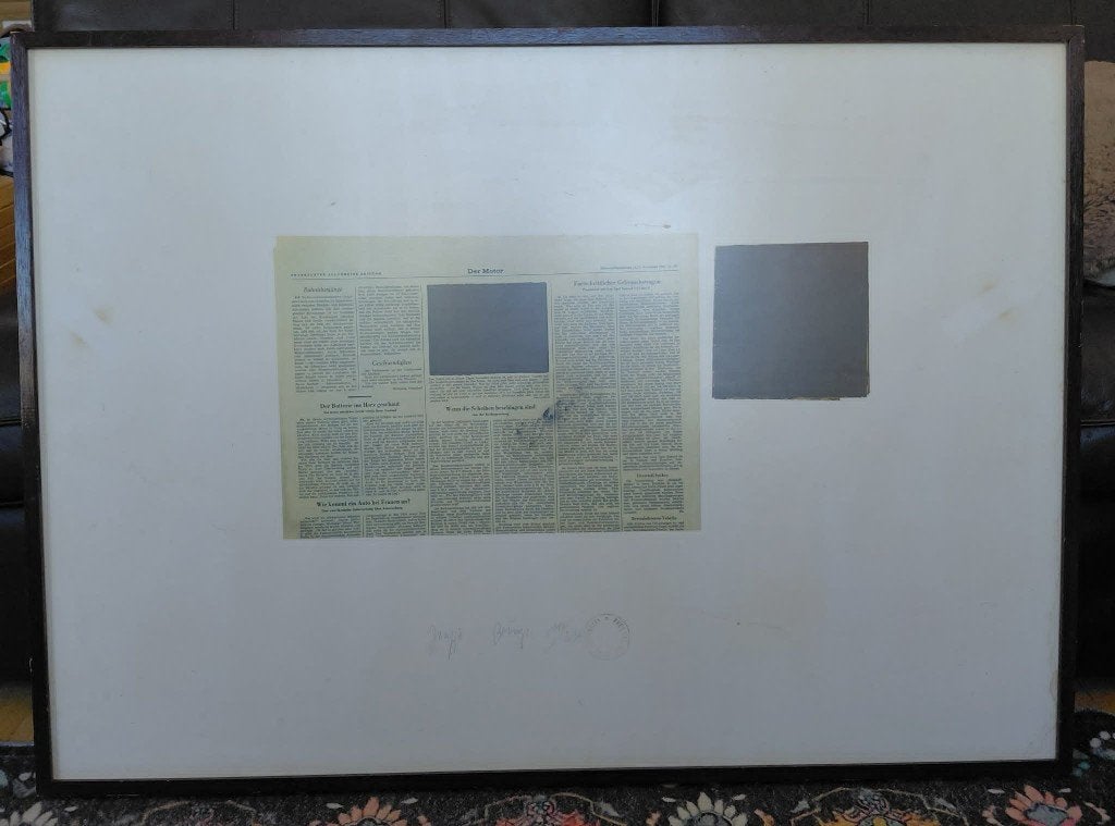 Joseph Beuys, 'Der Motor' (1980) originele offsetlithografie, Antiek en Kunst, Ophalen, Overige onderwerpen, Offsetdruk, Gelimiteerde oplage