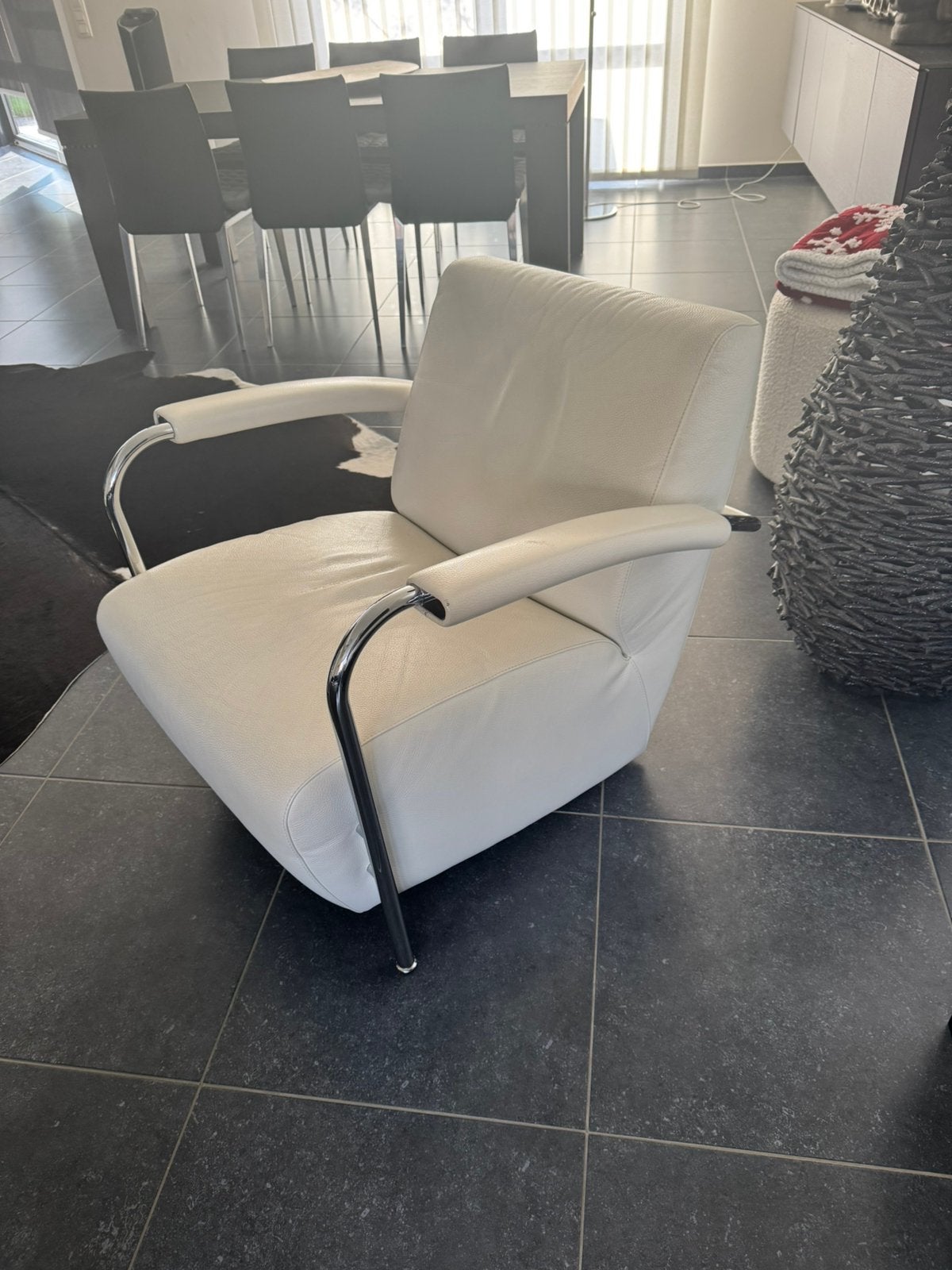Fauteuils Leolux Sylla cuir, Maison & Meubles, Enlèvement, Utilisé, Cuir, Moderne