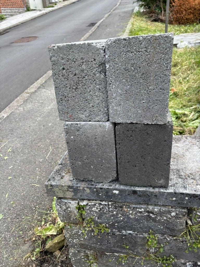 Bloc béton plein ép.14cm, Ophalen, Nieuw, Beton