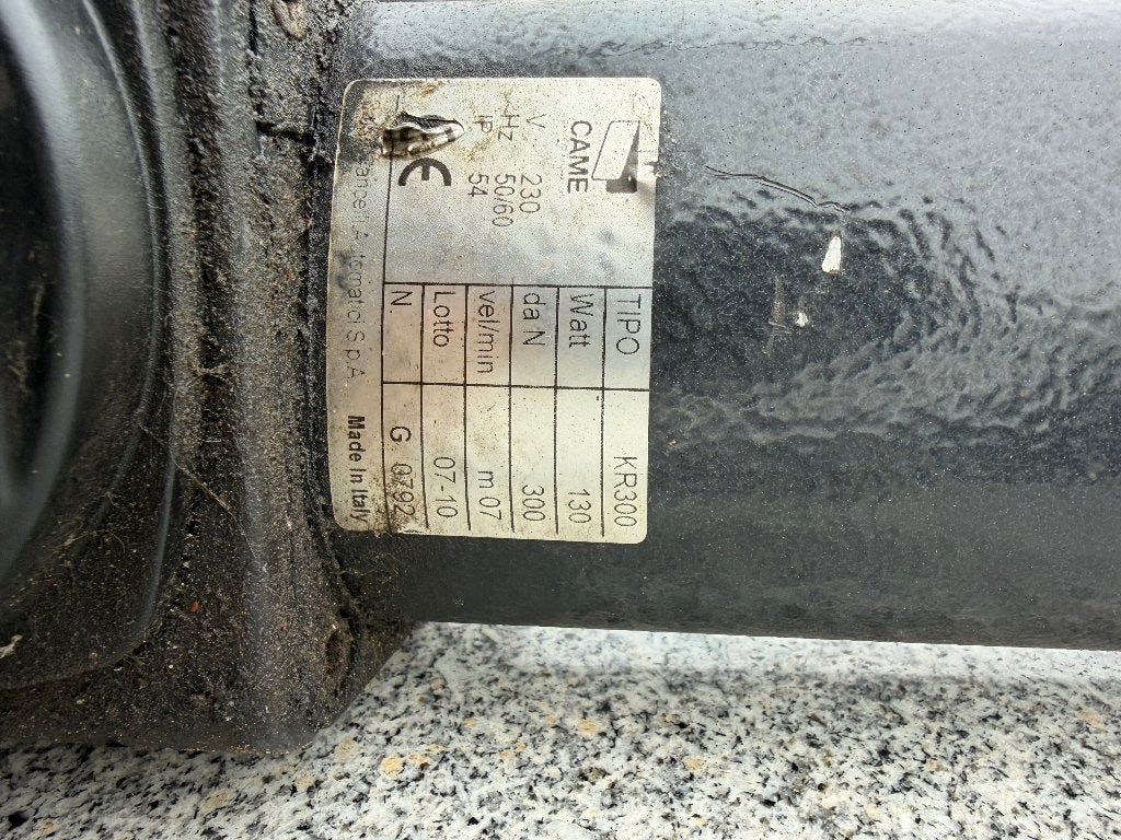 Poort opener Came kr100, Ophalen, Gebruikt