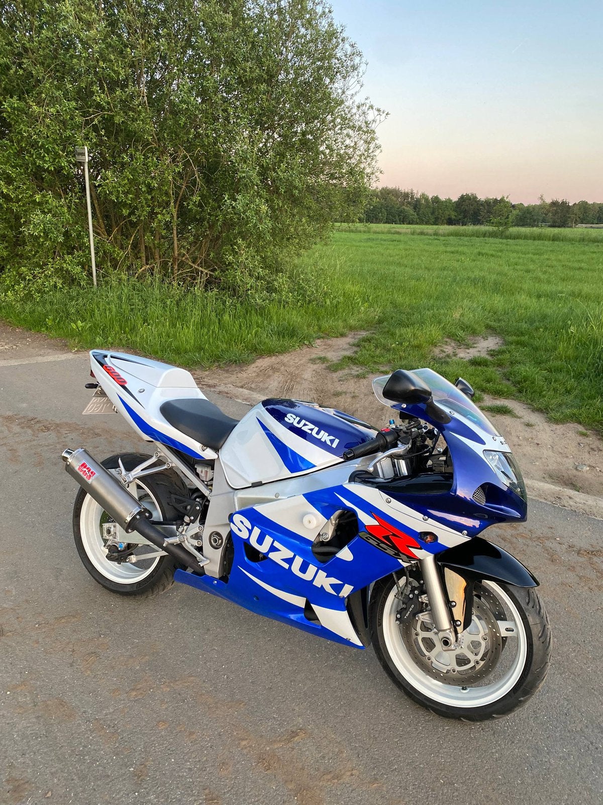 Uitlaat einddemper uitlaatdemper bos suzuki gsxr, Motoren, Ophalen of Verzenden