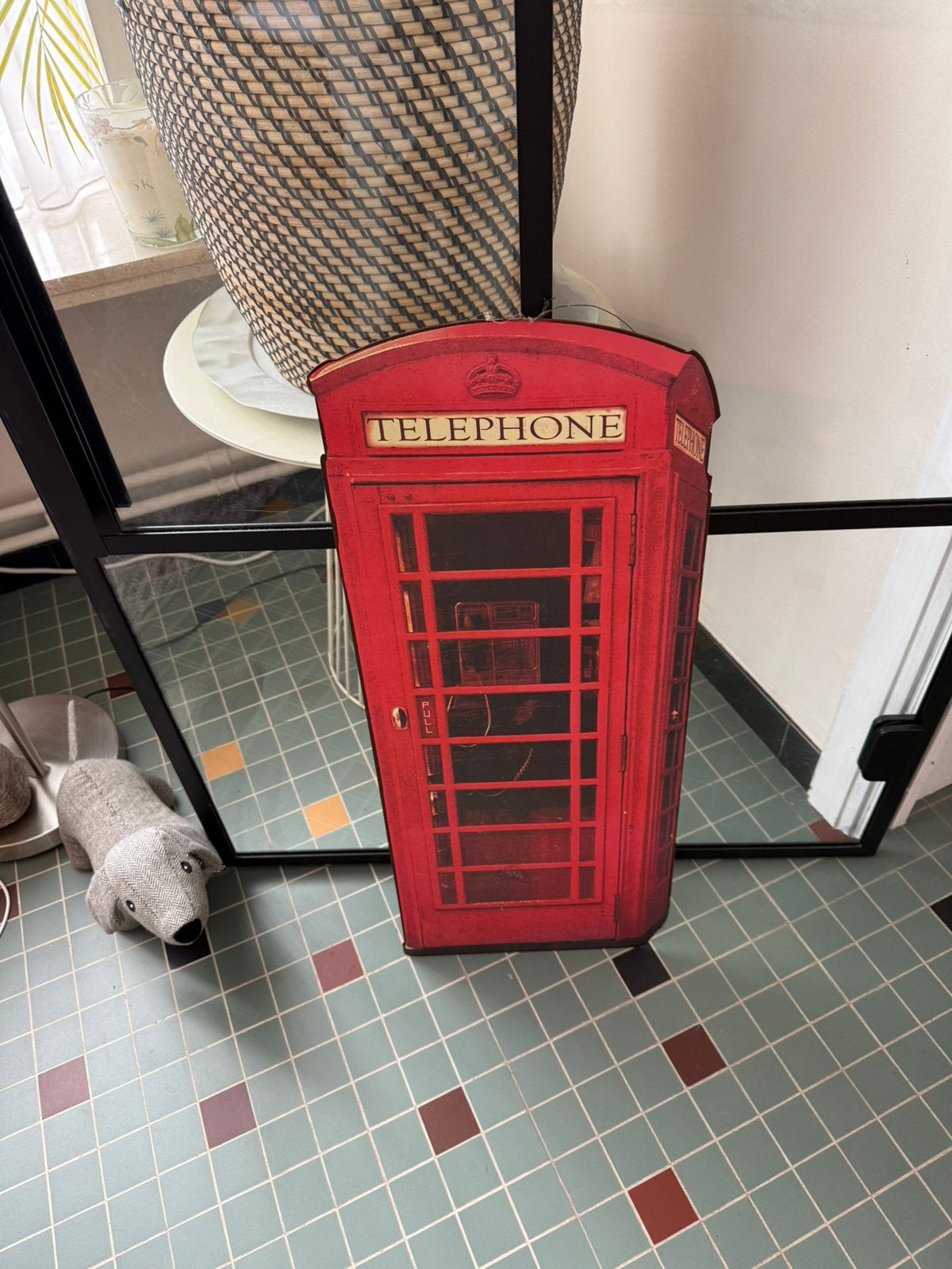 Metale plaat telefoon uk 70x30 cm, Verzamelen, Ophalen of Verzenden, Zo goed als nieuw