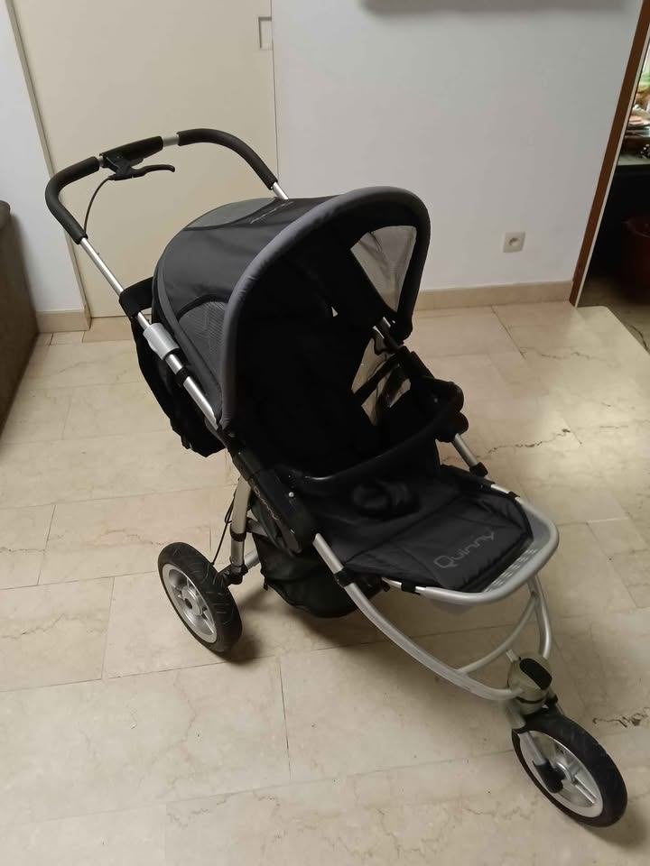 Wandelwagen met draagmand en maxi cosi, Kinderen en Baby's, Ophalen, Quinny, Combiwagen, Gebruikt