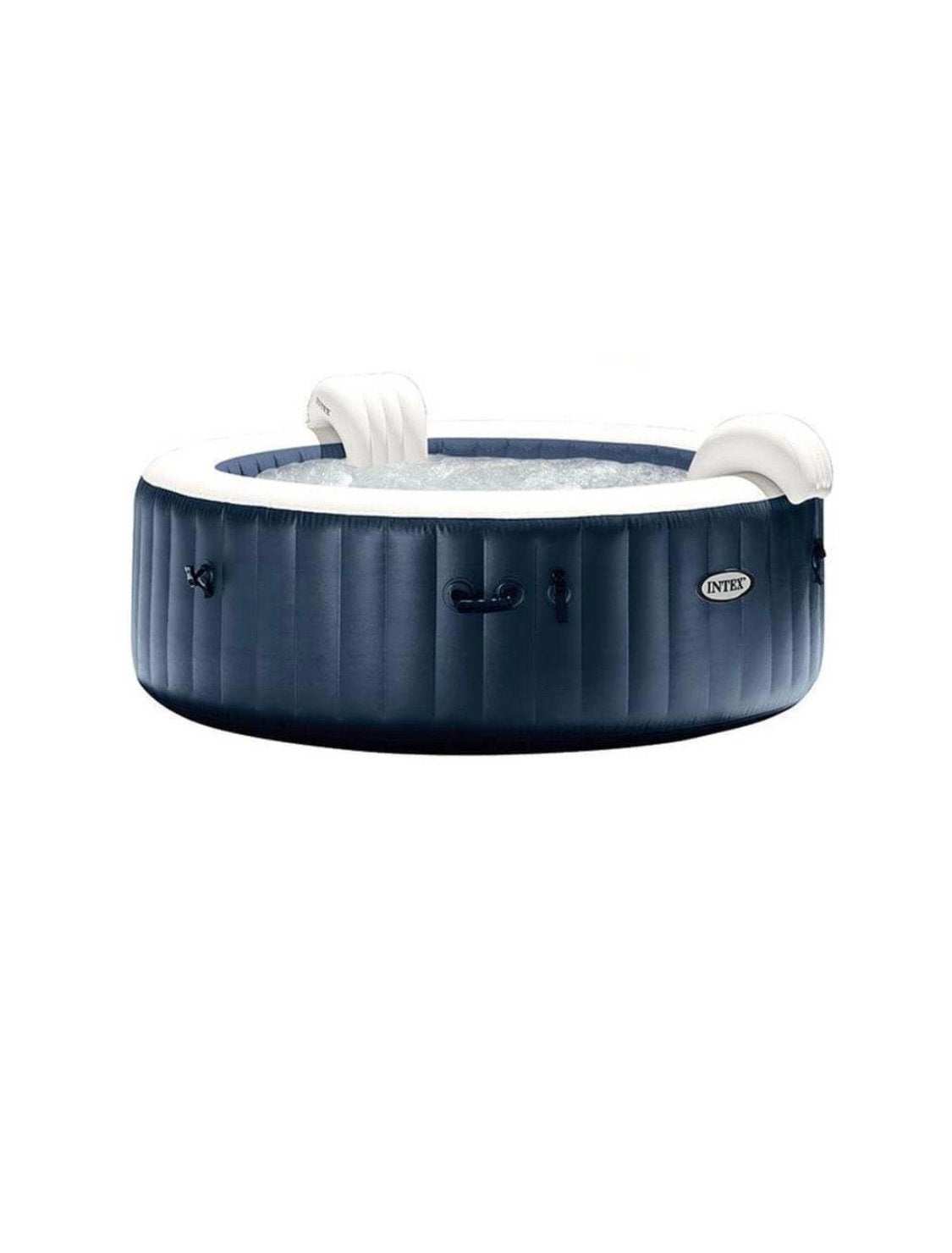 JACUZZI INTEX PURE SPA BUBBLE PLUS NAVY, Jardin & Terrasse, Bains à remous et Spas, Comme neuf, Gonflable, Couverture, Tapis de sol