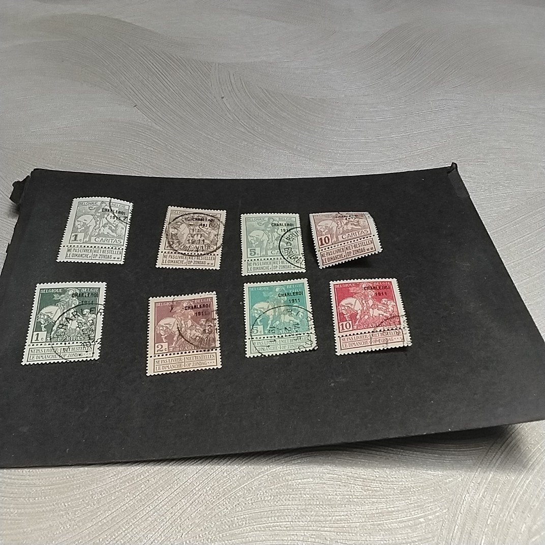 BELGIE 100/107 gestempeld met cote 75,00 €, Ophalen of Verzenden, Gestempeld