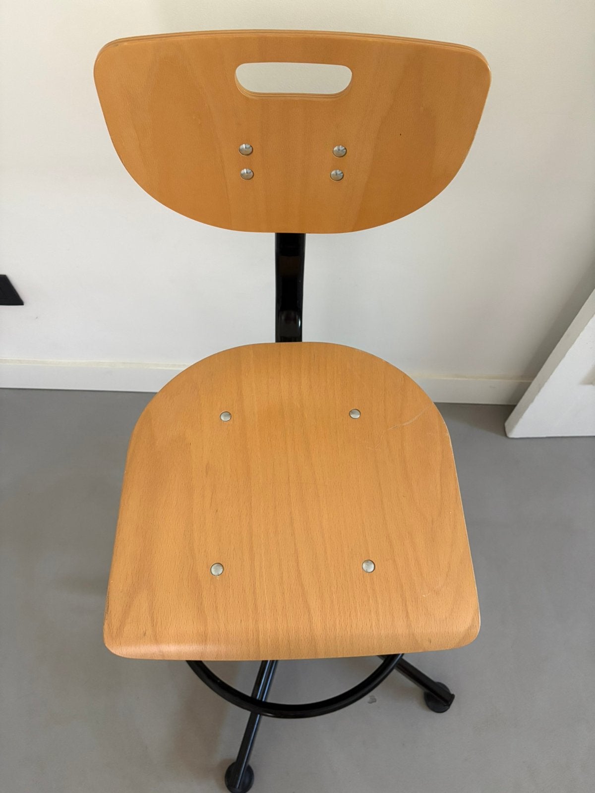 4 Chaise de travail haute, Enlèvement ou Envoi, Comme neuf, Noir