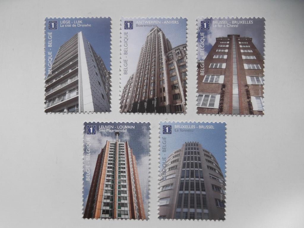 4049-4053 Hoogbouw - Hauts bâtiments, Timbres & Monnaies, Enlèvement ou Envoi, Non oblitéré, Timbre-poste