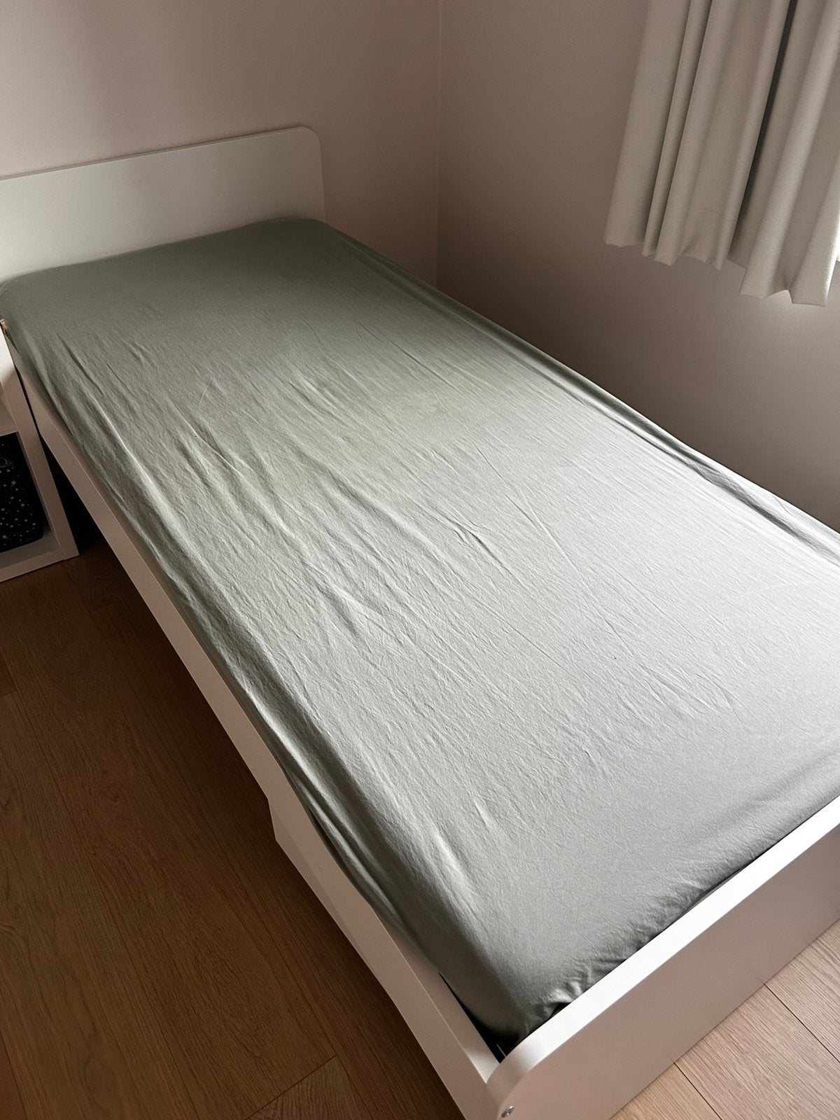 SLAKT ikea twee bedden, 85 tot 100 cm, Zo goed als nieuw, 180 cm of meer, Ophalen