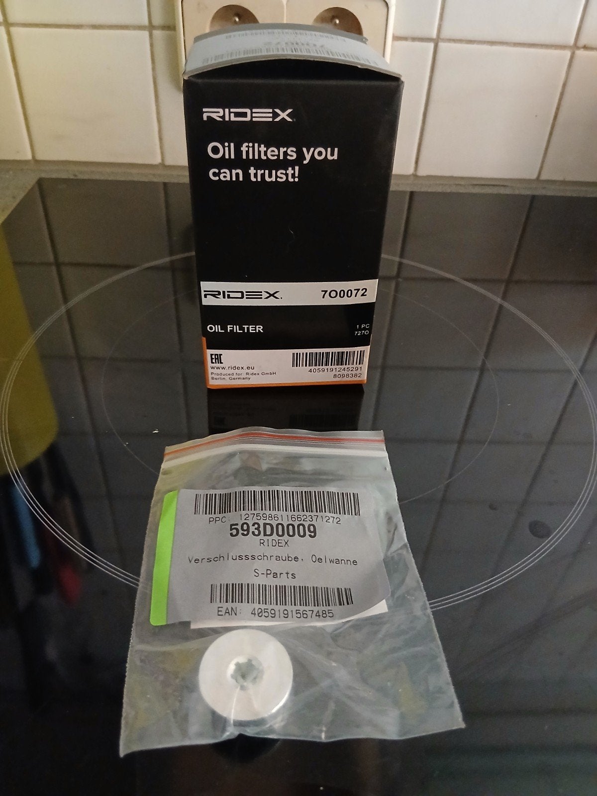 oliefilter en carter stop BMW E46, Ophalen