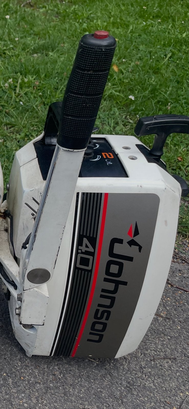 Moteur hors-bord Johnson 4HP, Enlèvement, Utilisé, Moteur hors-bord, 5 à 10 ch