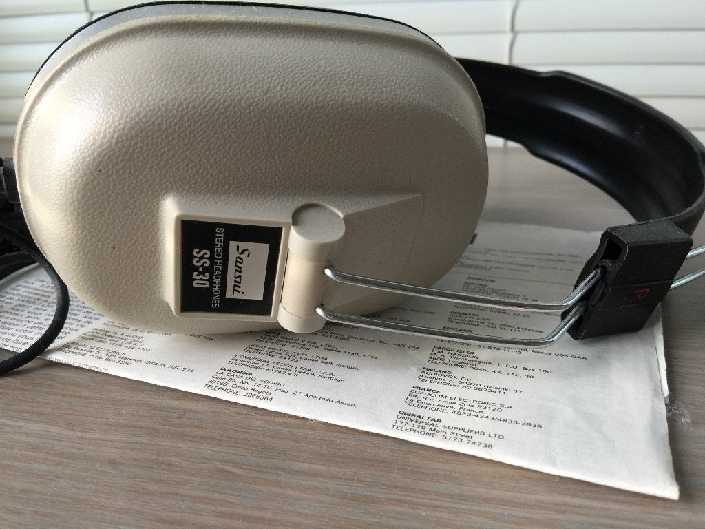 Sansui SS-30 vintage hoofdtelefoon, Ophalen