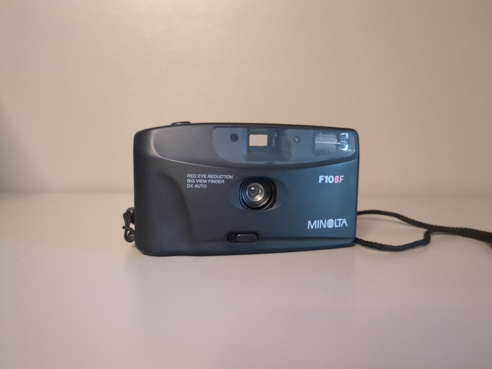 Minolta F10BF Compacte Analoge Camera, Audio, Tv en Foto, Ophalen of Verzenden, Gebruikt, Compact, Minolta
