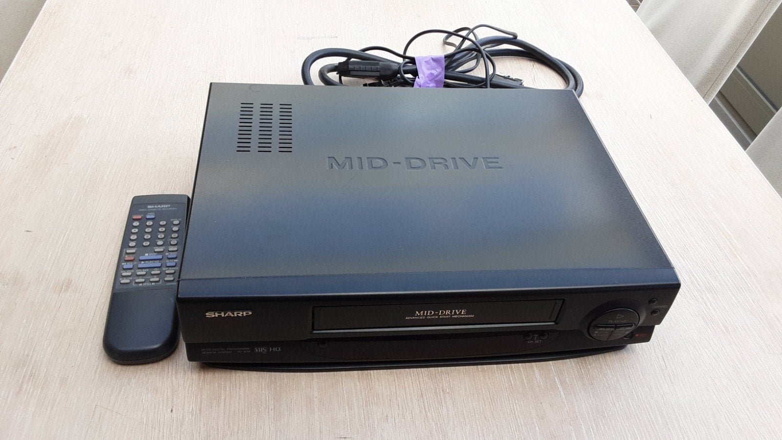 videorecorder  Sharp, Ophalen of Verzenden, Gebruikt, VHS-speler of -recorder