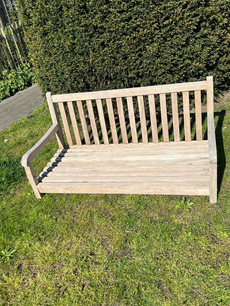 Houten tuinbank, Tuin en Terras, Tuinbanken, Zo goed als nieuw, Hout, Schommelbank, Ophalen