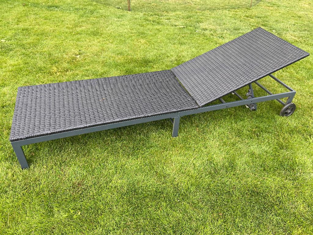 2 ligbedden, Jardin & Terrasse, Chaises longues, Enlèvement, Neuf, Rotin, Mobile