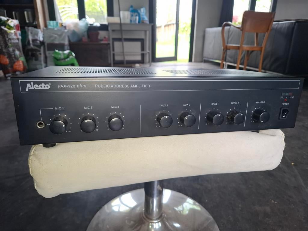 Alecto Pax-120 plus amplifier, Audio, Tv en Foto, Versterkers en Ontvangers, Ophalen of Verzenden