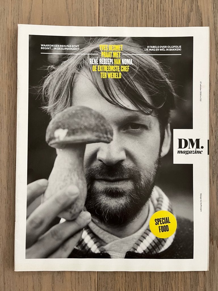 RENE REDZEPI (NOMA) - coverstory DM Magazine * 2018 * NIEUW, Boeken, Ophalen of Verzenden, Nieuw, Glossy