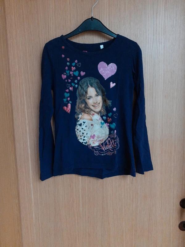 C&A 10 jaar oud blauw t-shirt, Gebruikt, C&A, Meisje, Ophalen of Verzenden