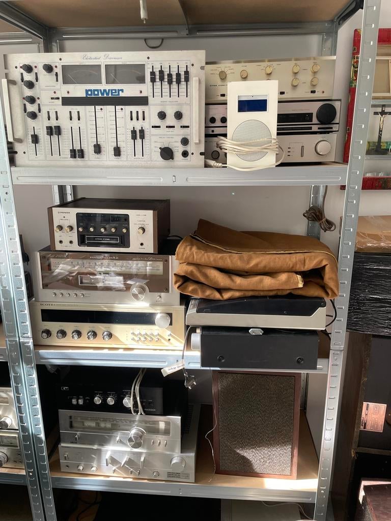 Belangrijke vintage hifi-kavel/uitbevoorrading, Audio, Tv en Foto, Overige merken, Gebruikt, Automatisch, Ophalen of Verzenden