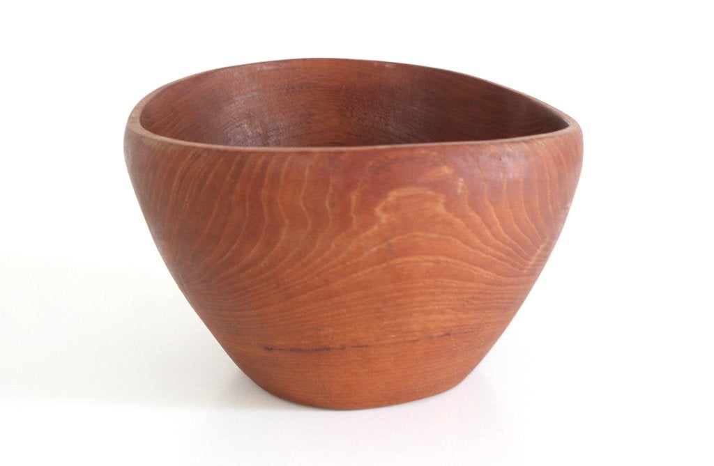 Vintage Mid Century houten schaal, Enlèvement ou Envoi