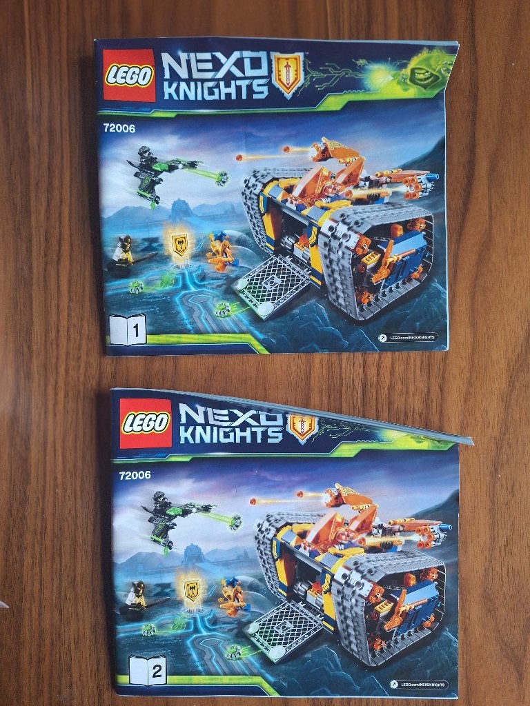 LEGO Nexo Knights 72006 Axl's Rolling Arsenal – compleet, Ophalen, Overige thema's, Lego, Zo goed als nieuw