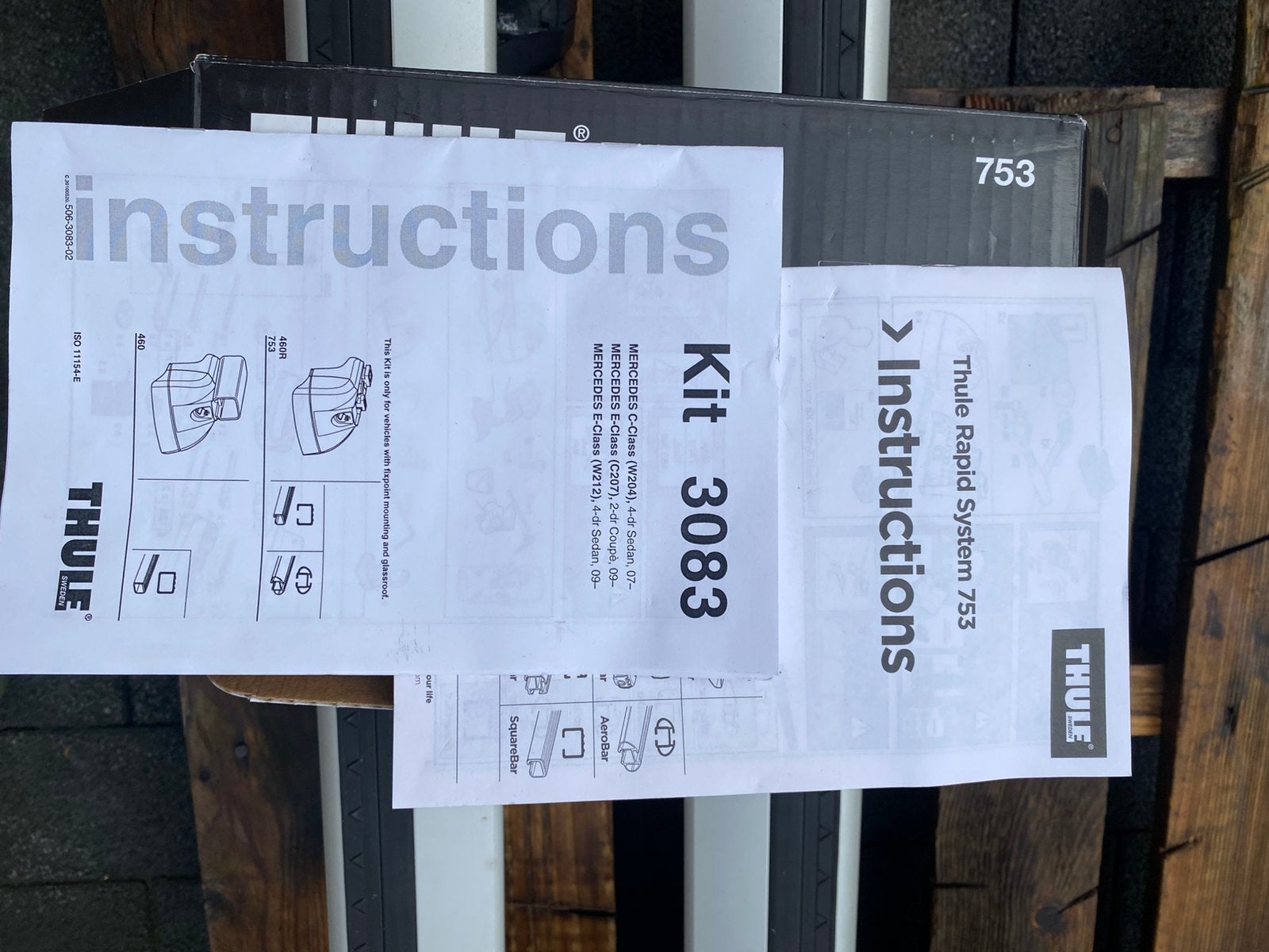 Thule kit3083 Mercedes w204-c207-w212, Auto diversen, Dakdragers, Ophalen, Zo goed als nieuw