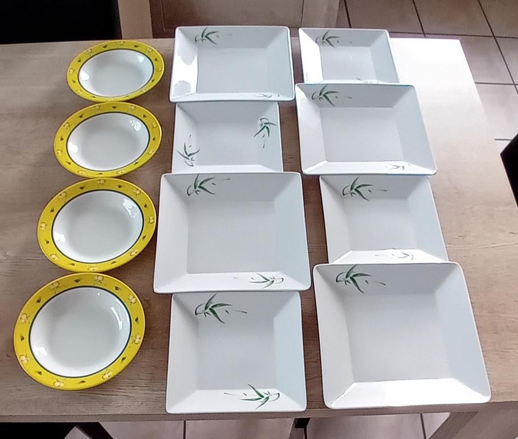 herbruikbare plastic bordenset, Overige materialen, Nieuw, Ophalen of Verzenden, Bord(en)