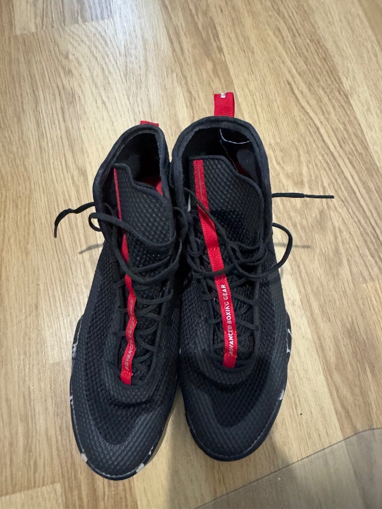 Boxing shoes 500 black - décathlon 42, Kleding | Heren, Schoenen, Ophalen, Zo goed als nieuw, Sportschoenen