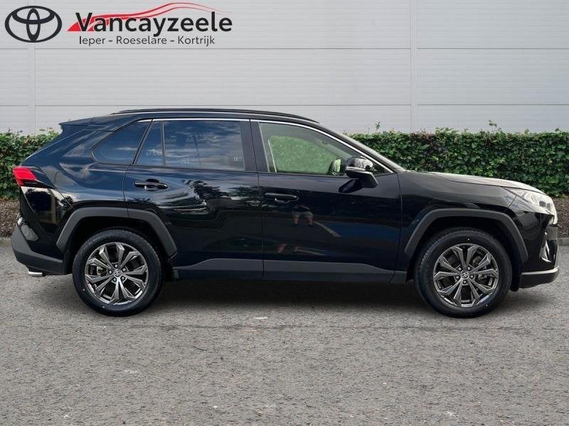 Toyota rav4 Dynamic Plus+leder+EV zetels+cam+gps+sens V+A, 218 ch, Achat, 161 kW, Noir