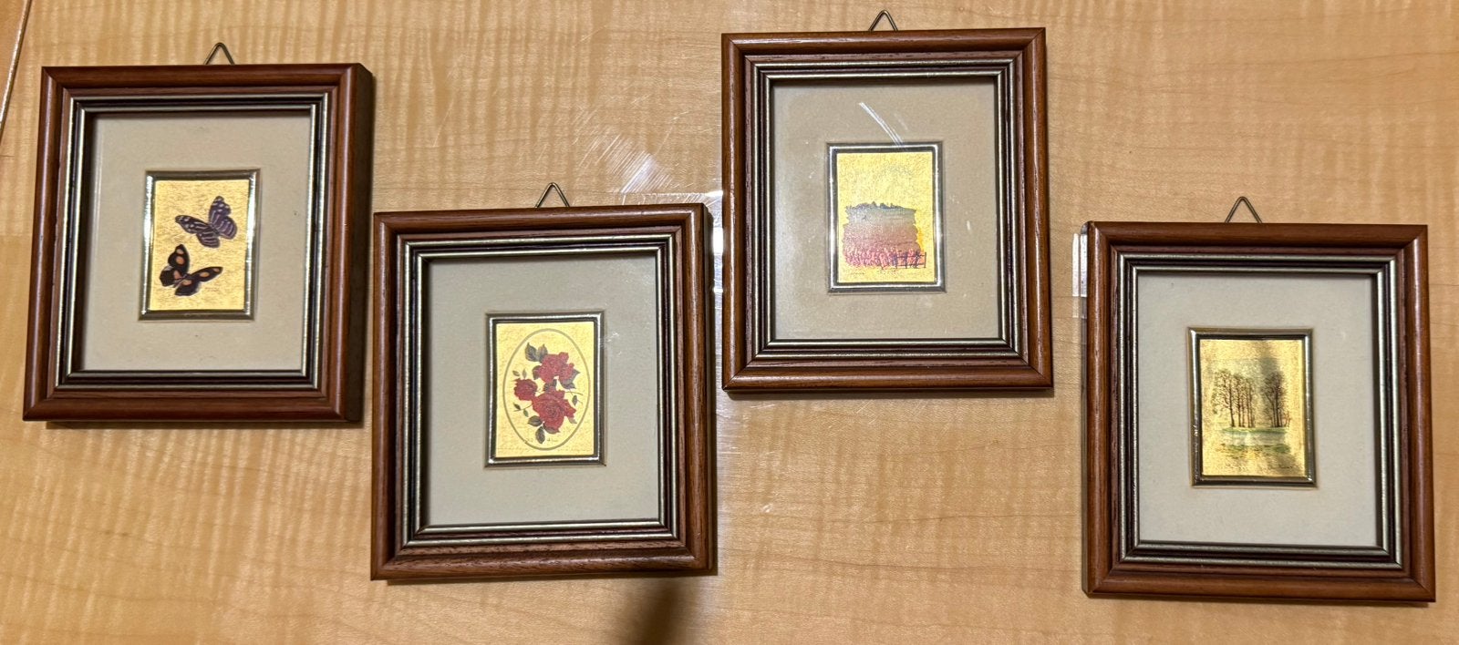 Kleine met goud belegde decoratie, Ophalen of Verzenden