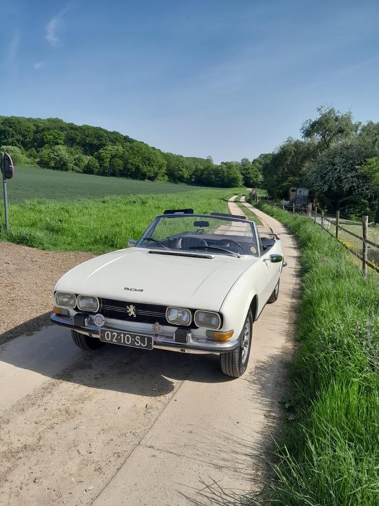 Peugeot 504 2.0 I  1971 Wit, Autos, Achat, Cabriolet, 1180 kg, Particulier