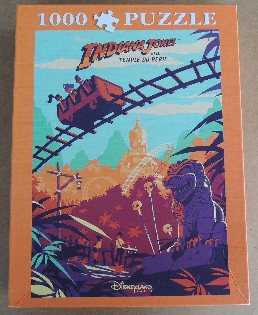 Puzzle 1000 pièces - Disneyland Paris 2023 - Indiana Jones, Hobby en Vrije tijd, Ophalen, Legpuzzel