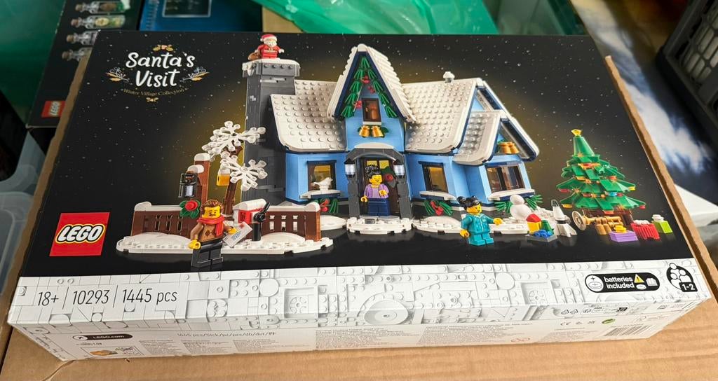 LEGO Santa's Visit Winter Village Set 10293  nieuw, Ophalen, Zo goed als nieuw