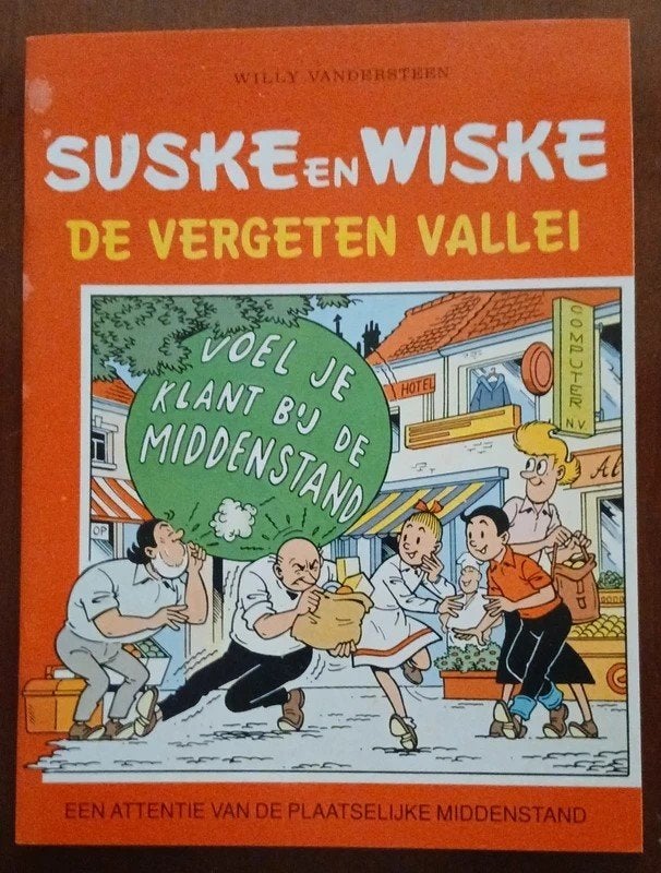 Suske&Wiske  Voel je klant bij de middenstand Strip + Poster, Enlèvement ou Envoi, Willy Vandersteen, Une BD, Comme neuf