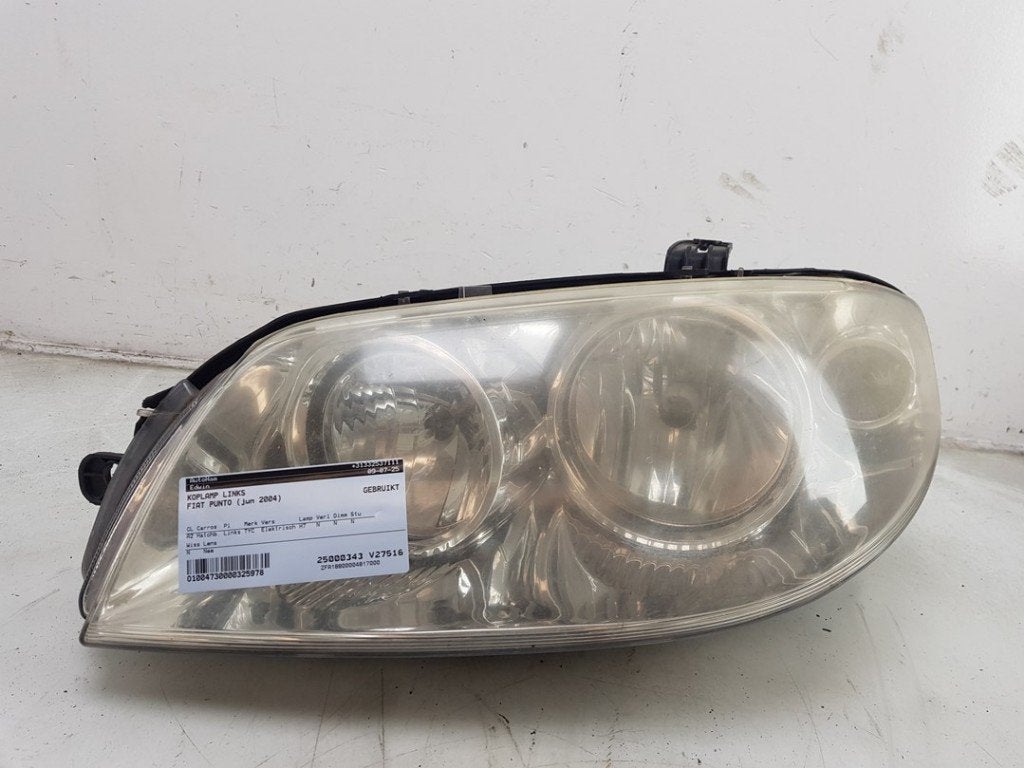 PHARE / OPTIQUE AVANT GAUCHE Punto II (188) (|51760027|), Dhr. J. Ham, Administratie@autoham.nl, Utilisé, Fiat