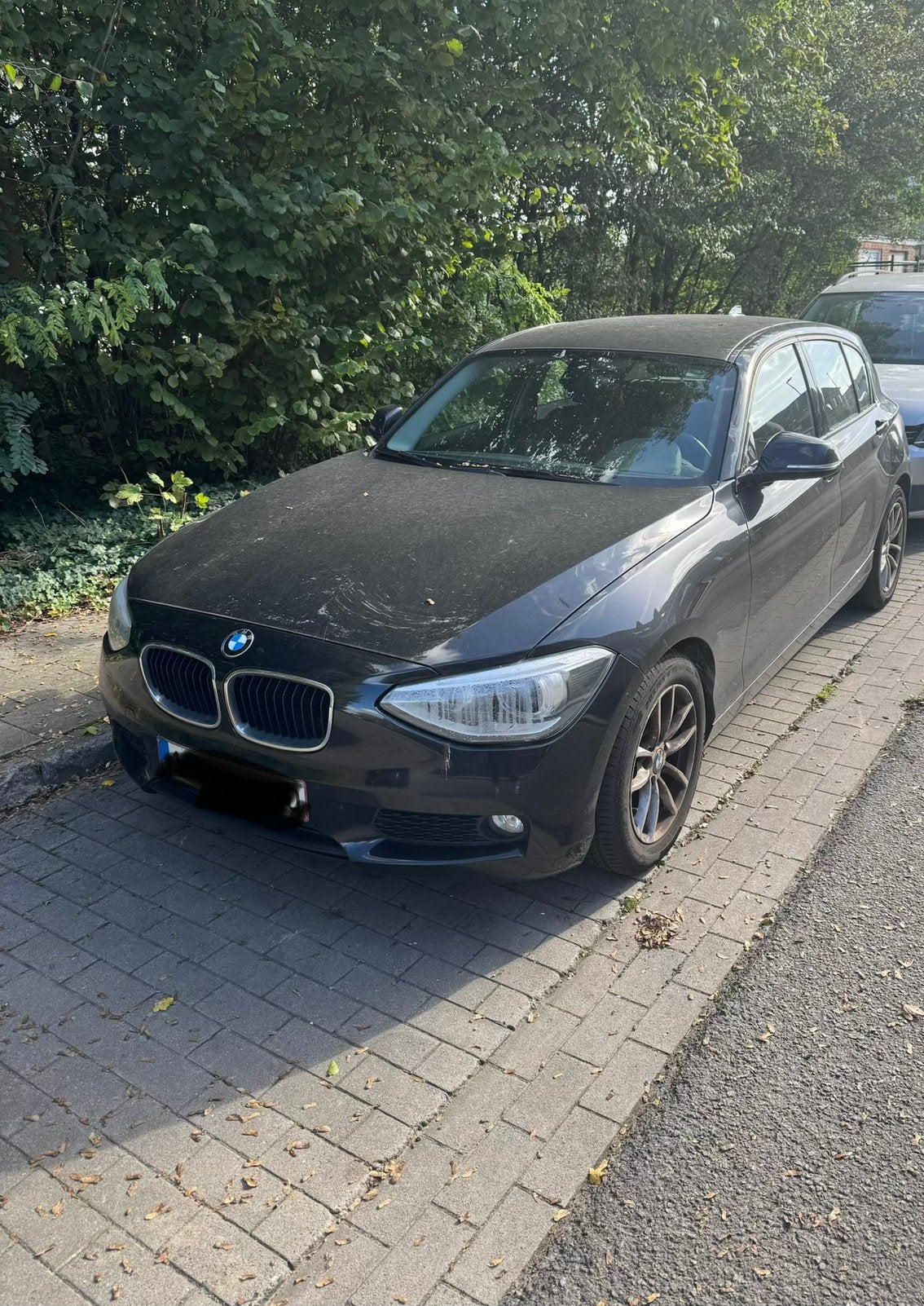 BMW 116ed, Auto's, Zwart, Zwart, 5 deurs, Particulier