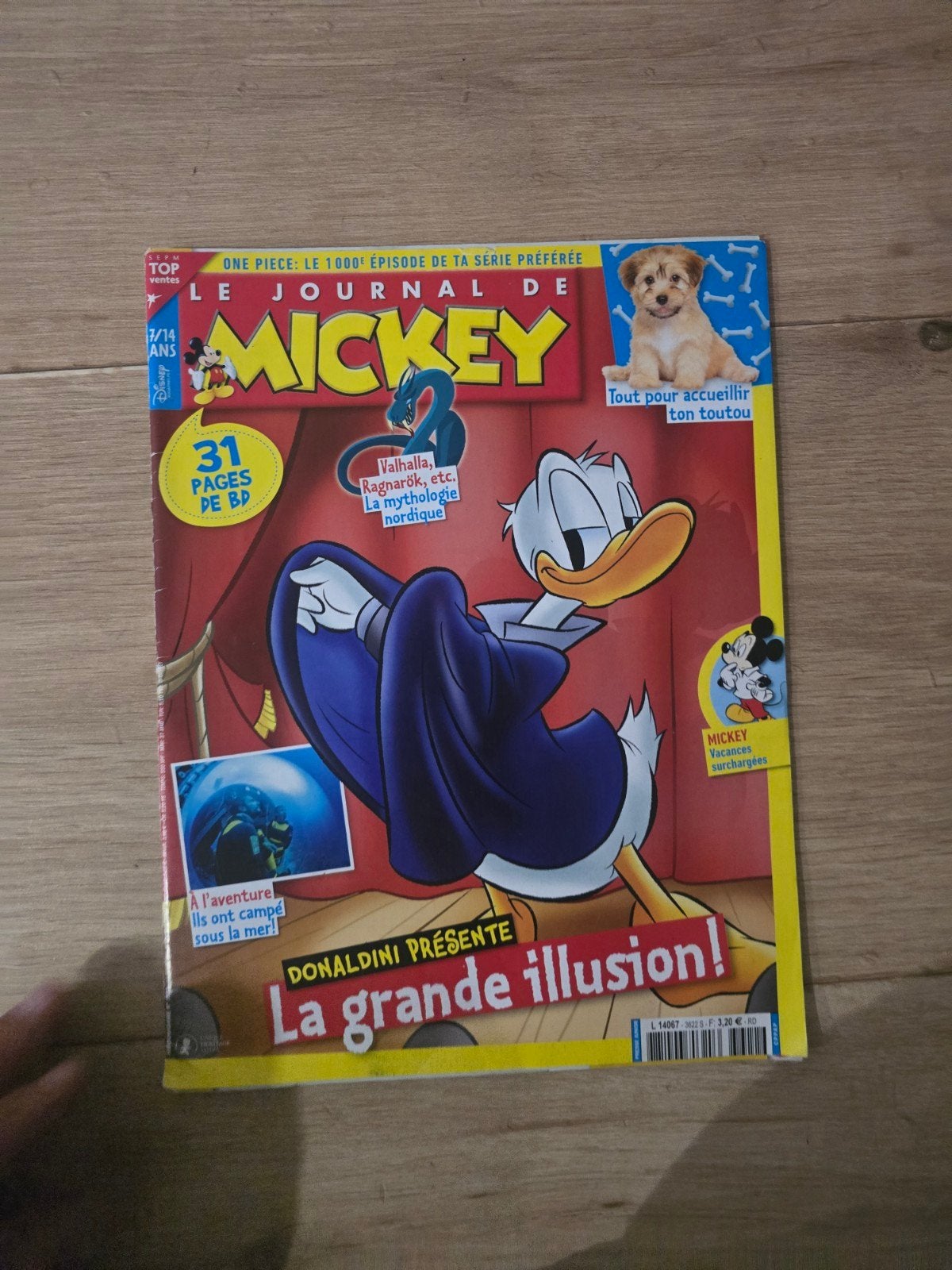 Le Journal de Mickey n3622 – 17 novembre 2021 – La grande i, Livres, Enlèvement ou Envoi, Journal