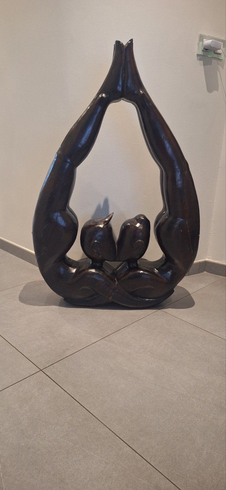 70€ of een realistisch bod.    ebbenhouten beeld, Ophalen