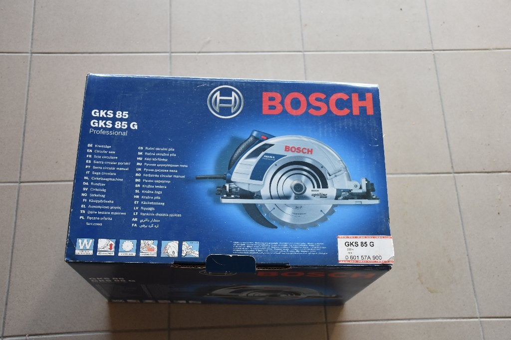 Handcirkelzaag GKS85G, Doe-het-zelf en Bouw, Gereedschap | Zaagmachines, Ophalen, Nieuw, Bosch, 70 mm of meer