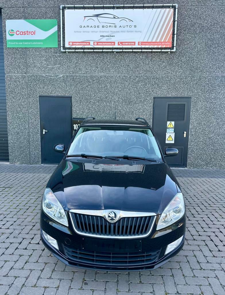 Skoda Fabia Break 1.2i Bj 2014, Auto's, Euro 5, Stof, Zwart, 4 cilinders