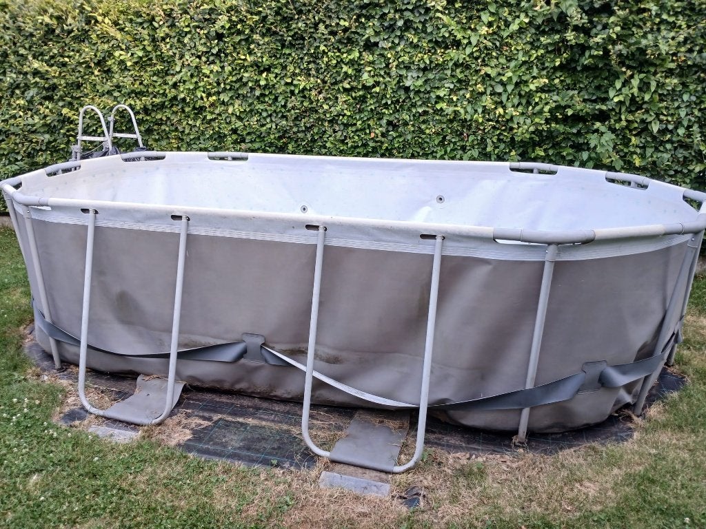 Groot zwembad moet weg, Tuin en Terras, Zwembad-toebehoren, Gebruikt, Overige typen, Ophalen