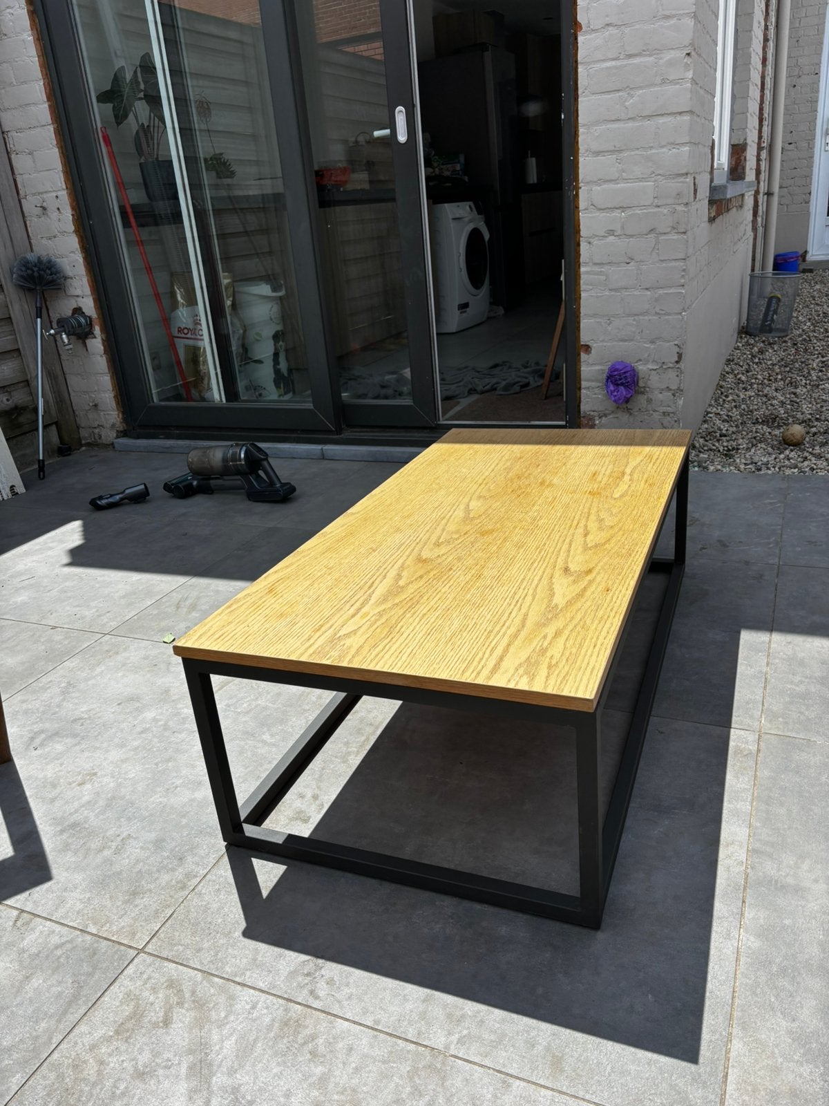 Salontafel licht hout, Ophalen, Zo goed als nieuw