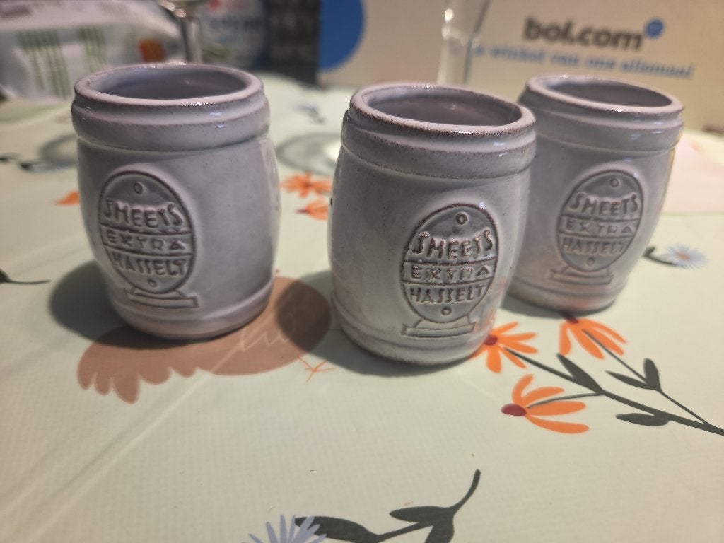 Jenever glaasjes, Enlèvement ou Envoi, Comme neuf, Verres et Verres à shot