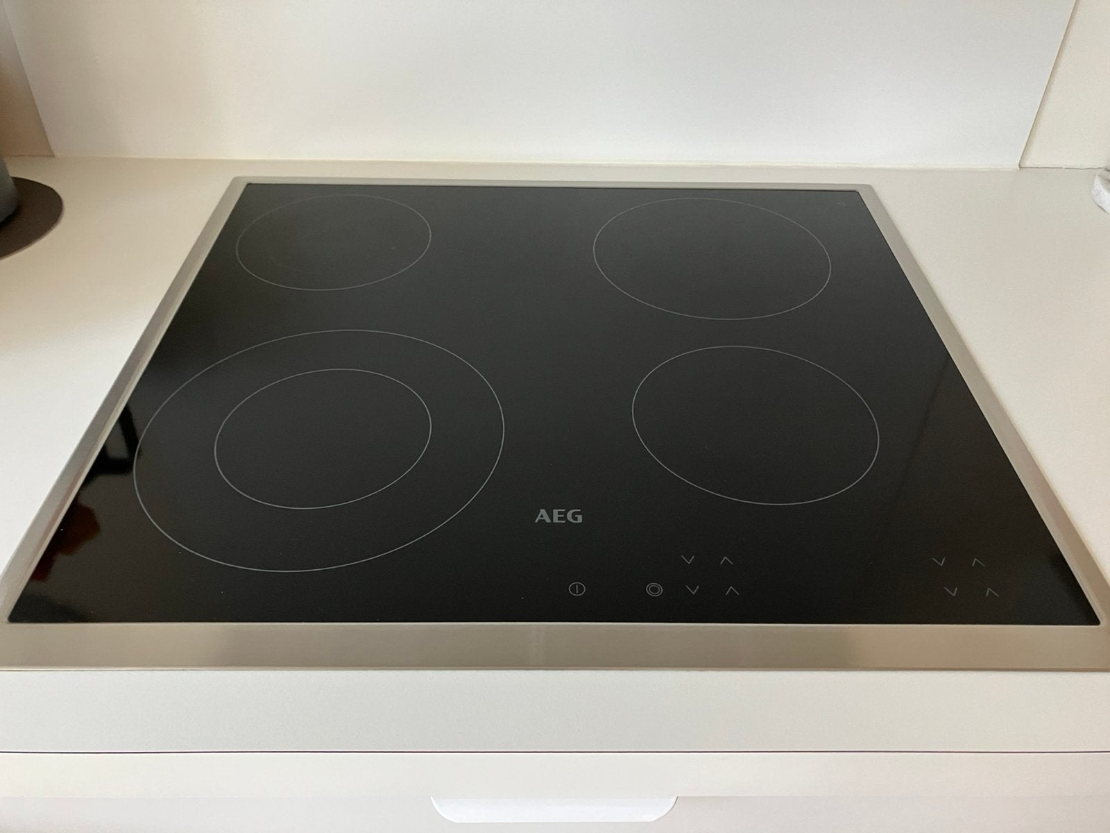 kookplaat, Electroménager, 4 zones de cuisson, Comme neuf, Enlèvement, Encastré